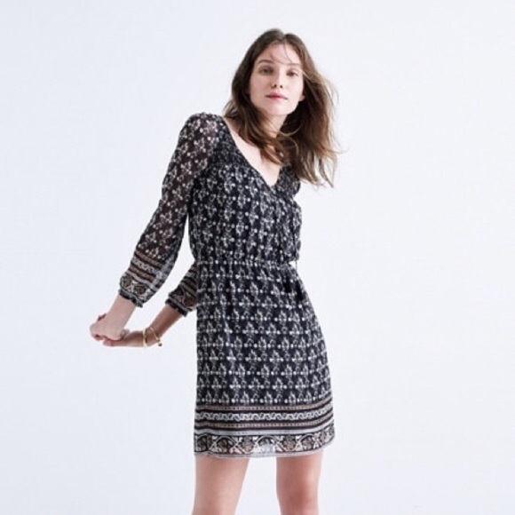 Madewell Dresses & Skirts - MADEWELL WOODLAND ARTISAN FLORAL DRESS